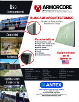 PANEL DE FIBRA DE VIDRIO BALISTICO